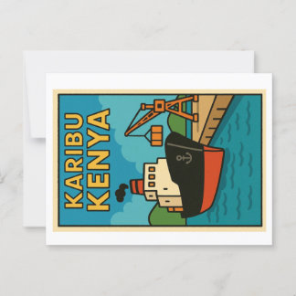 Cartão postal - Karibu Quénia