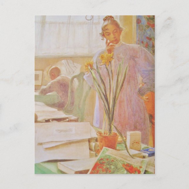 Cartão Postal Karin no Studio (Frente)