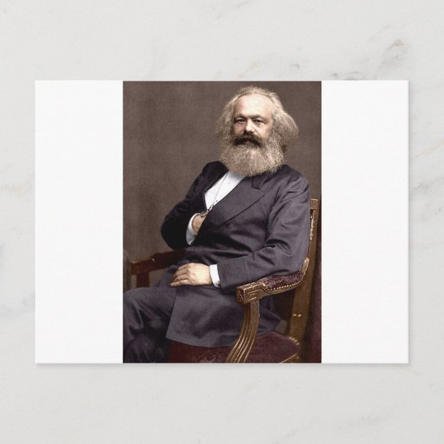 Cartão Postal Karl Marx (Frente)
