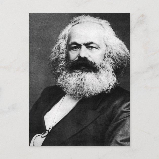 Cartão Postal karl marx (Frente)