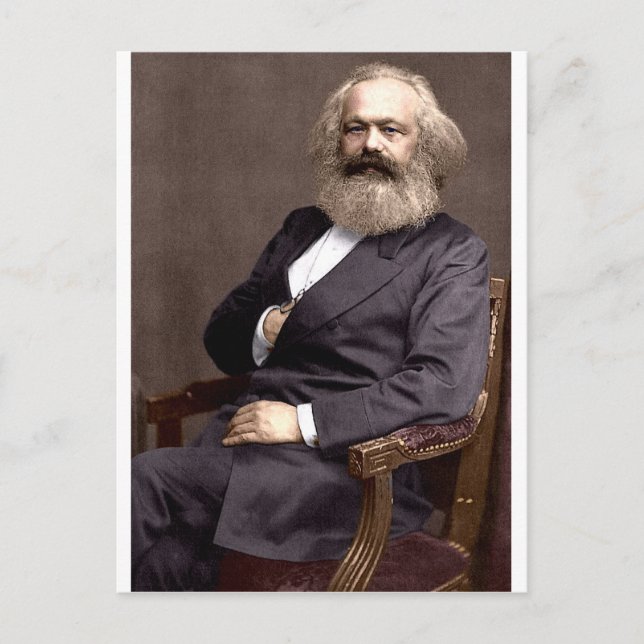 Cartão Postal Karl Marx (Frente)