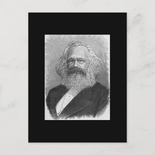 Cartão Postal Karl Marx