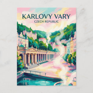 Cartão Postal Karlovy Vary República Tcheca