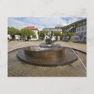 Cartão Postal Karlsplatz, Cidade Velha de Heidelberg