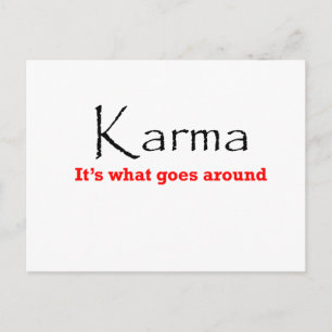 Cartão Postal Karma 1