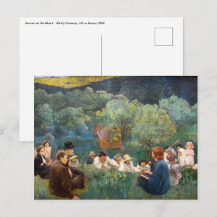 Cartão Postal Károly Ferenczy - Sermão da Montanha