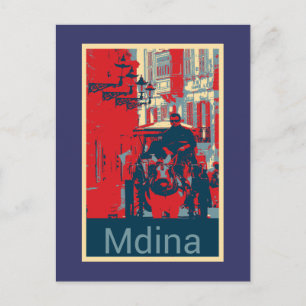 Cartão Postal Karrozin, Mdina