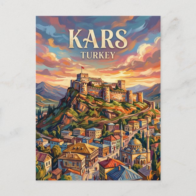 Cartão Postal Kars Turquia (Frente)