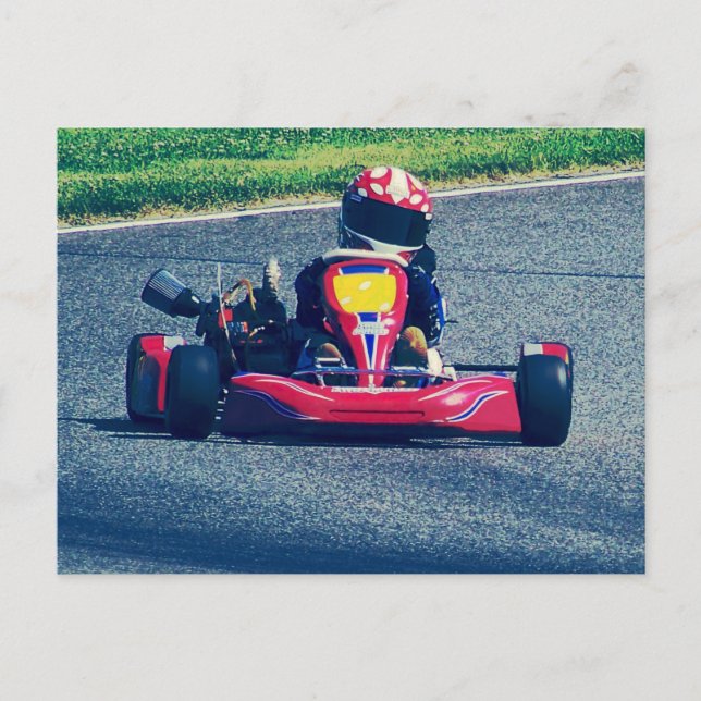 Cartão Postal Kart Racing (Frente)