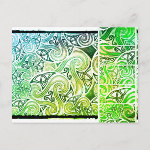 Cartão Postal Karte celtic Triskele