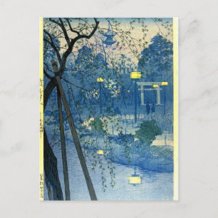 Cartão Postal KASAMATSU, Shiro (1898-1991) Vintage Arte Japonesa