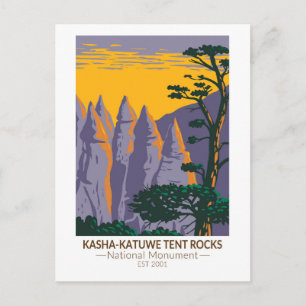 Cartão Postal Kasha - Monumento Nacional de Katuwe Tent Rocks