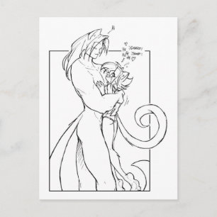 Cartão Postal Kat Fantasy