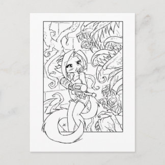 Cartão Postal Kat Venus Flytraps