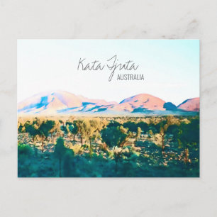 Cartão Postal Kata Tjuta The Olgas Central Australia viagem