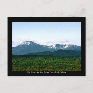 Cartão Postal Katahdin Maine