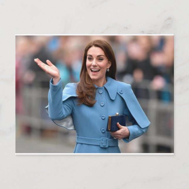 Cartão Postal Kate Middleton Norte Irlanda (Frente)