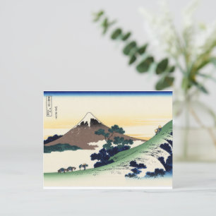 Cartão Postal Katsushika Hokusai. O Inume Pass no Kai Provinc