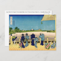 Katsushika Hokusai - Sazai hall, Temple 500 Rakan