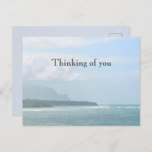 Cartão Postal Kauai Hawaii Kilauea Ocean Red Tailed Tropicbird