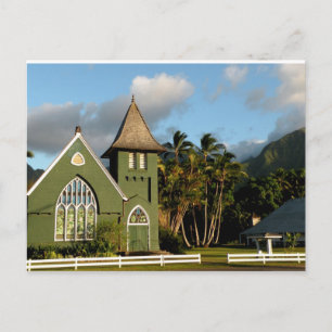 Cartão Postal Kauai Hawaii North Shore Chapel