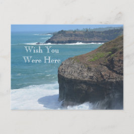 Cartão Postal Kauai Hawaii Ocean Kilauea