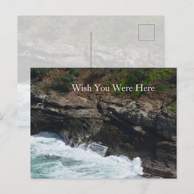 Cartão Postal Kauai Hawaii Peacock Feather (Frente/Verso)