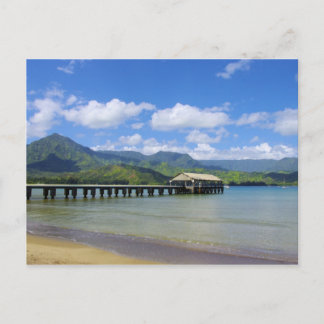 Cartão Postal Kauai - O Pier em Hanalei