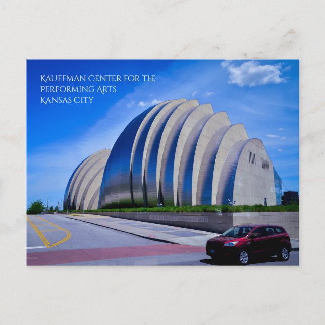 Cartão Postal Kauffman Center, Kansas City (Frente)