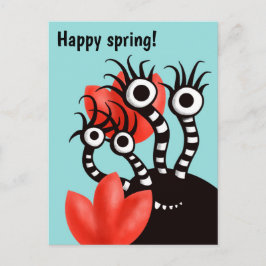 Cartão Postal Kawaii Cute Monster Kids