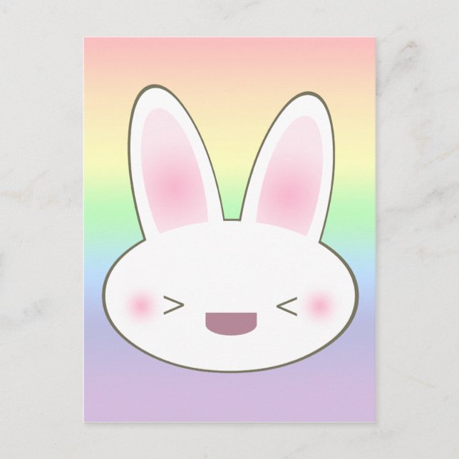 CARTÃO POSTAL KAWAII HELY BUNNY (Frente)