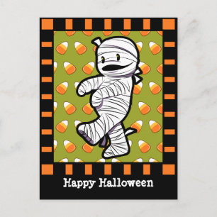 Cartão Postal Kawaii Mummy