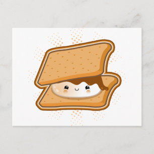 Cartão Postal Kawaii Smore