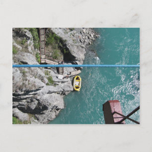 Cartão Postal Kawarau Bridge Bungy POV, Queenstown, Nova Zelândi