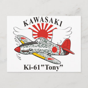 Cartão Postal kawasaki-61 "tony"