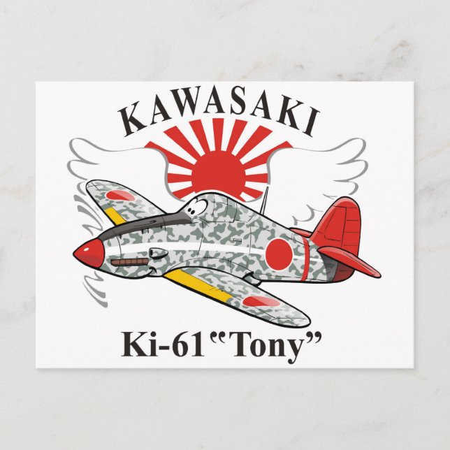 Cartão Postal kawasaki-61 "tony" (Frente)