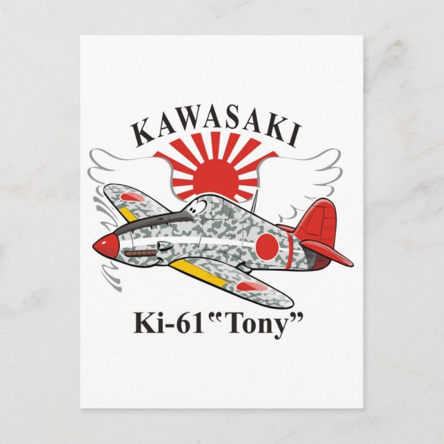 Cartão Postal kawasaki-61 "tony" (Frente)