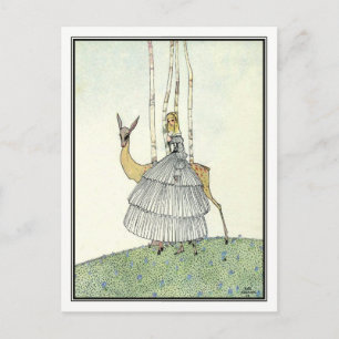 Cartão Postal Kay Nielsen - Em Pó e Crinolina