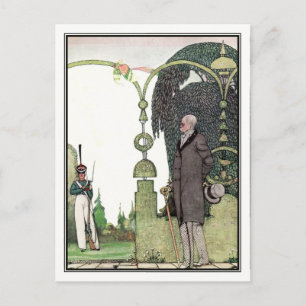 Cartão Postal Kay Nielsen - Em Pó e Crinolina