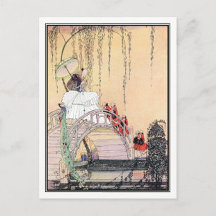 Cartão Postal Kay Nielsen - Em Pó e Crinolina