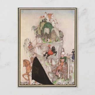 Cartão Postal Kay Nielsen - Os seis príncipes saindo Cartão-post