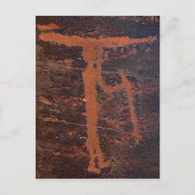 Cartão Postal Kayak Petroglicph (Frente)