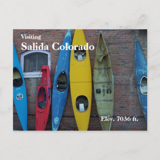 Cartão Postal Kayak Wall