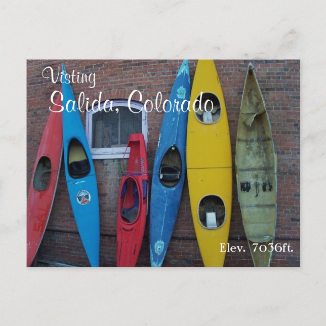 Cartão Postal Kayak Wall II (Frente)