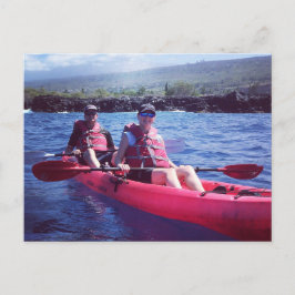 Cartão Postal Kayaking em Kona Hawaii