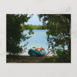 Cartão Postal Kayaking em Ruas. Thomas Ilhas Virgens dos EUA