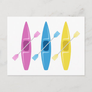 Cartão Postal Kayaks