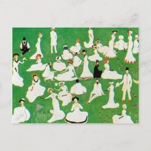 Cartão Postal Kazimir Malevich - Descanso. Sociedade em Chapéus