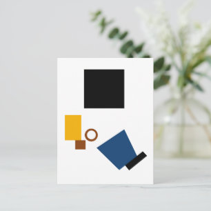 Cartão Postal Kazimir Malevich Suprematismo Autorretrato