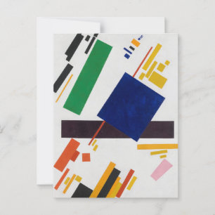 Cartão Postal Kazimir Malevich Suprematismo Composição